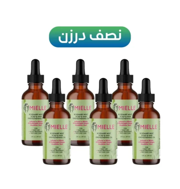 MIELLE ROSEMERY MINT SCALP & HAIR STRENGTHENING OIL 59ml